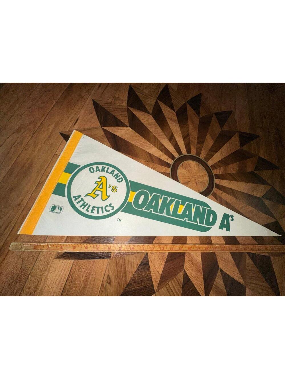 Oakland A’s Vintage Pennant Baseball